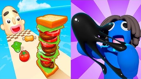 Sandwich Runner VS Venom Run 3D - All Levels SpeedRun Gameplay Android iOS Ep2
