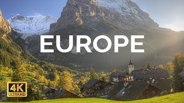 Nature Europe 4K • Calm Horizon with Deep Relaxing Music | Piano Music, Meditation Music