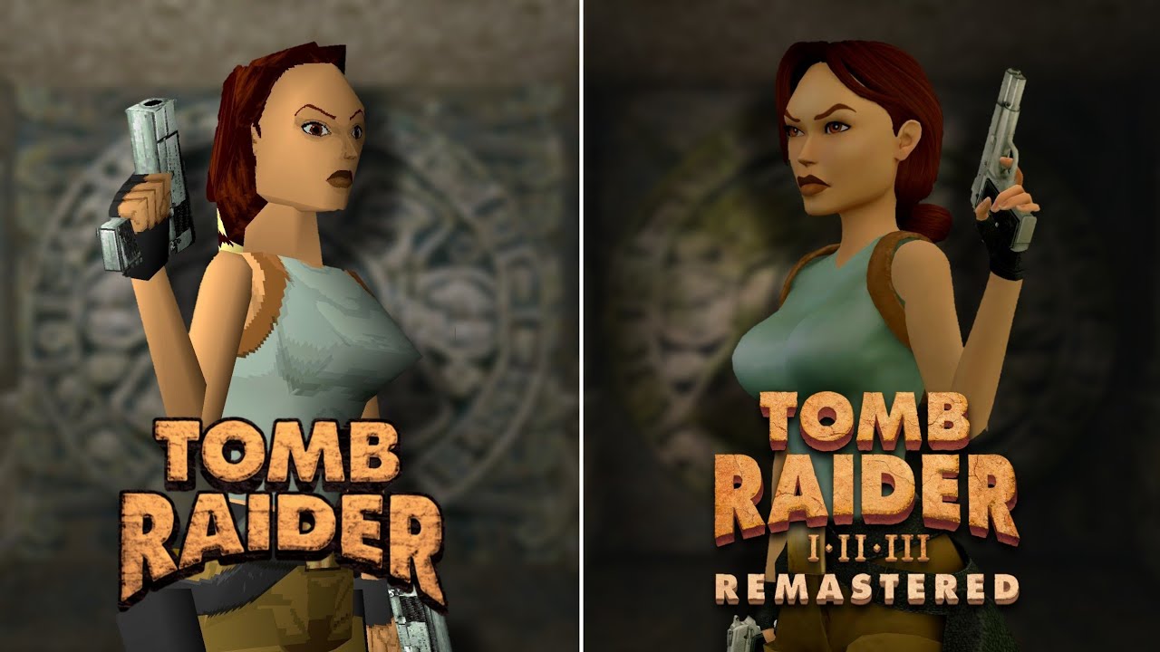 Tomb Raider Remastered  Remastered vs Classic Gameplay Comparison 