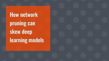 How network pruning can skew deep learning models