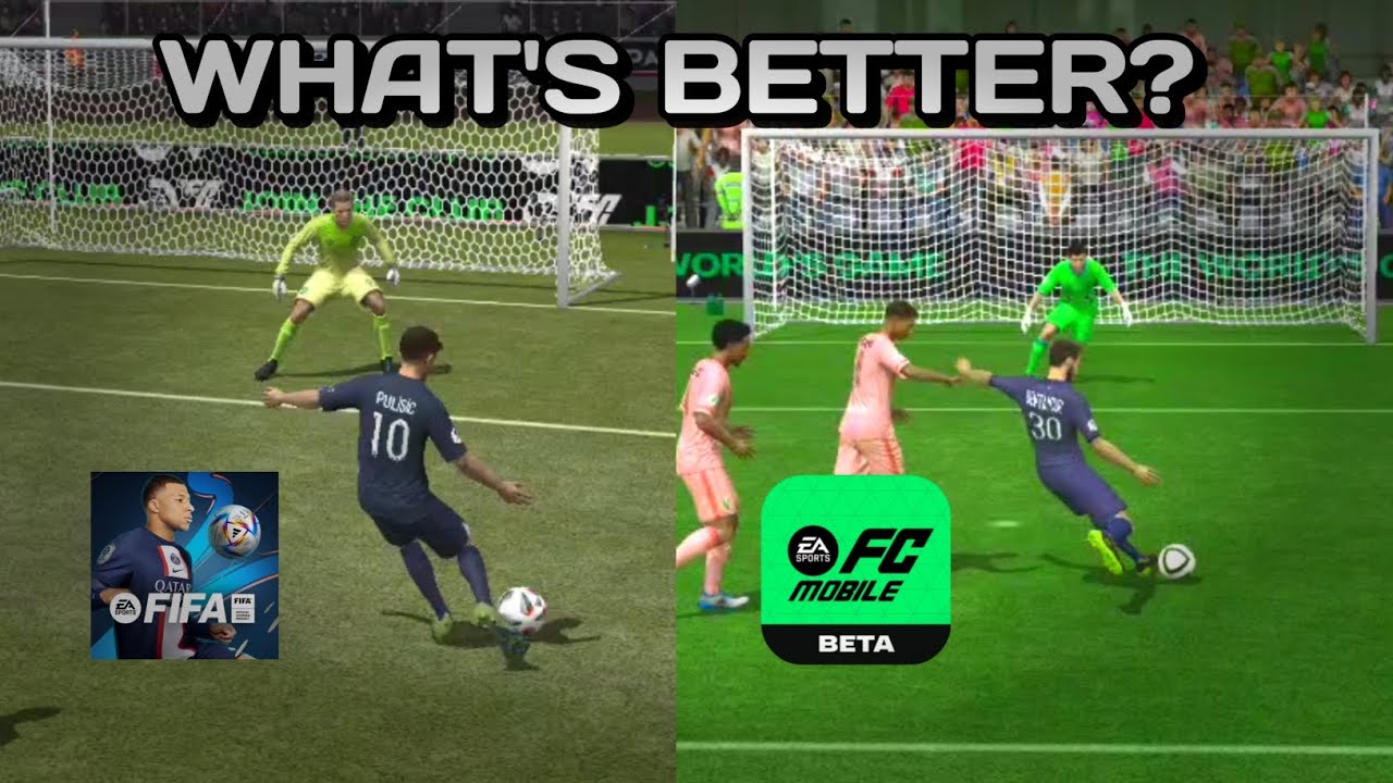 EA Sports FC Mobile (Beta) VS FIFA Mobile 23 - Game Comparison 