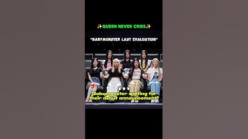 Queen never cries!! 🤫💀 #babymonster #kpop #monstiez #moments #aura #edit #shorts #yg #fyp