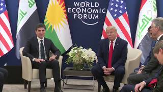 President Trump Participates in a Bilateral Meeting with the President of Kurdistan 1/22/2020