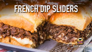 Instant Pot French Dip Sliders | Beef Shoulder Roast Recipe