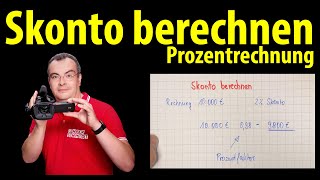 Skonto berechnen - einfach und schnell erklärt! | Lehrerschmidt