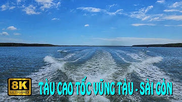 Tàu cao tốc GreenLines DP đạp gió rẽ sóng tiến về Sài Gòn | 8K Video