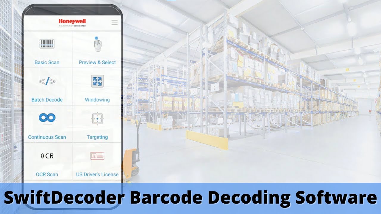 Honeywell SwiftDecoder, il software SDK per la lettura dei barcode YouTube