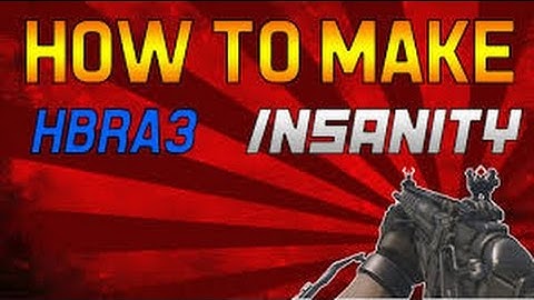 How to Make The HBRa3 INSANITY! Crafting Elites Series! Call of Duty Advanced Warfare