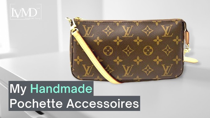 Louis Vuitton small pochette replacement piece for bucket bag 23