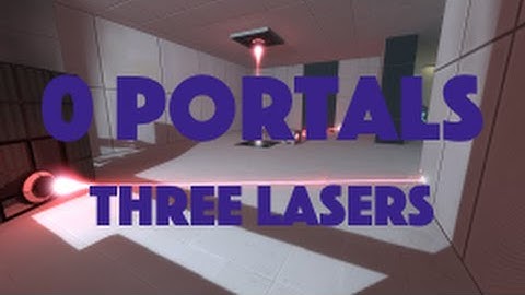 Portal 2:  Triple Lasers [WORLD RECORD: 0 PORTALS]