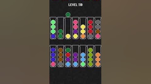 Ball sort puzzle level 119