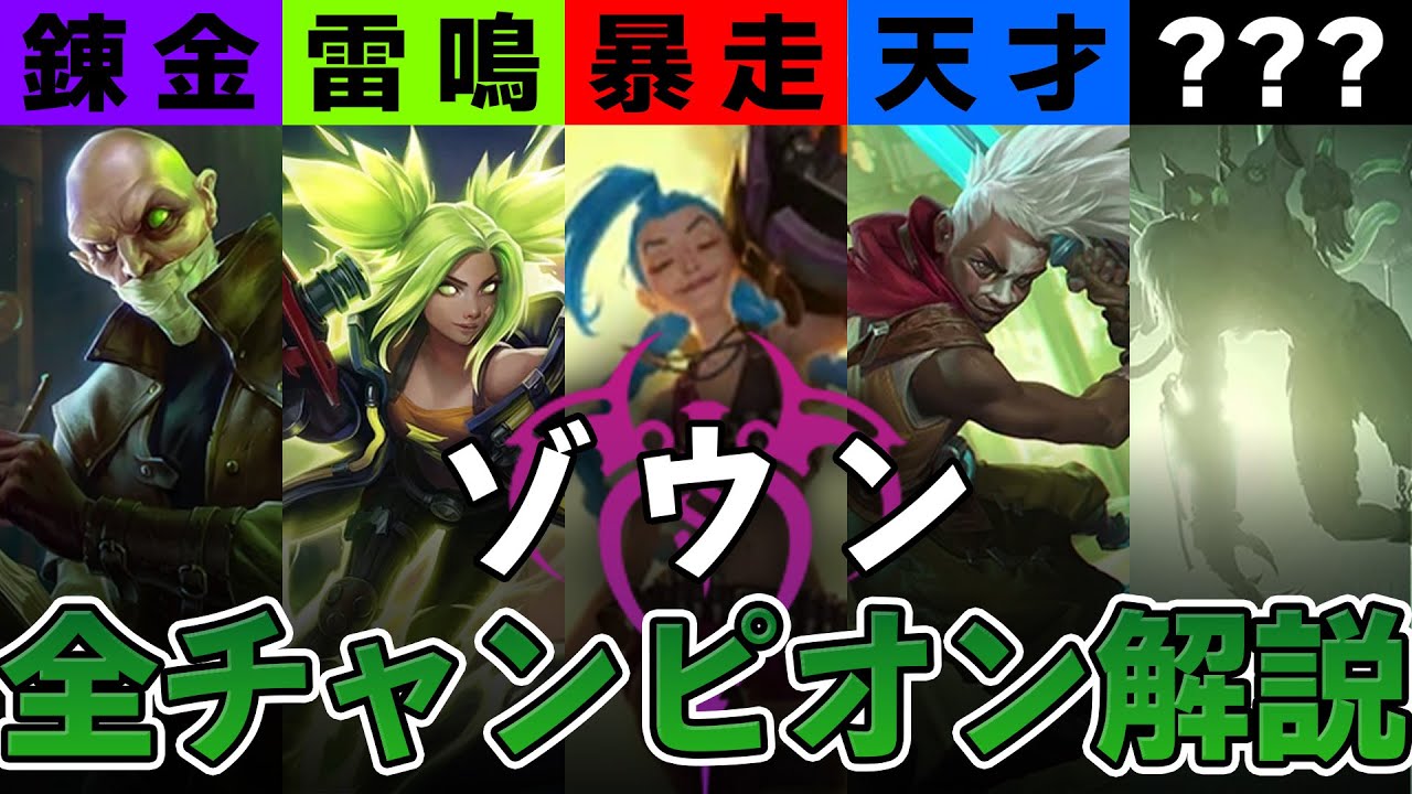 【LOL物語解説】希望に溢れる化学都市…『ゾウン』のチャンピオン総勢15体を全員紹介します!!【League of Legends】