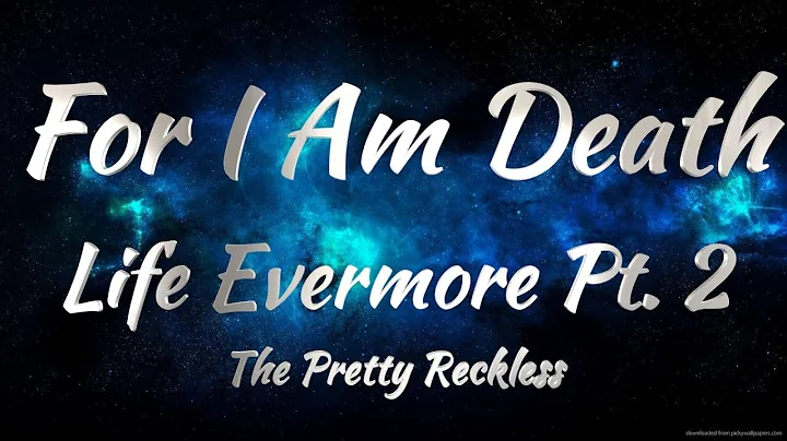 The Pretty Reckless - For I Am Death, Life Evermore Pt. 2 (KARAOKE VERSION)