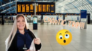 5 day trip; winter storm & missing flights | The Flight Attendant Life