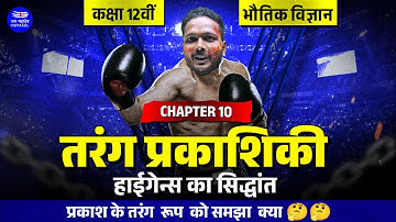 कक्षा 12 भौतिक विज्ञान अध्याय 10 तरंग प्रकाशिकी हाइगेन्स का सिद्धांत यूपी बोर्ड हिंदी माध्यम 2023
