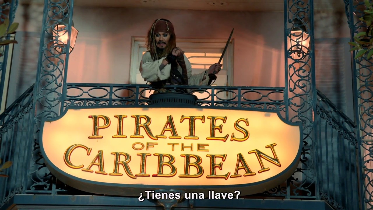 Piratas del Caribe - Johnny Depp en Disneyland