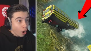 SCHOOLREISJE VALT IN HET WATER !! 💦 | BeamNG.Drive