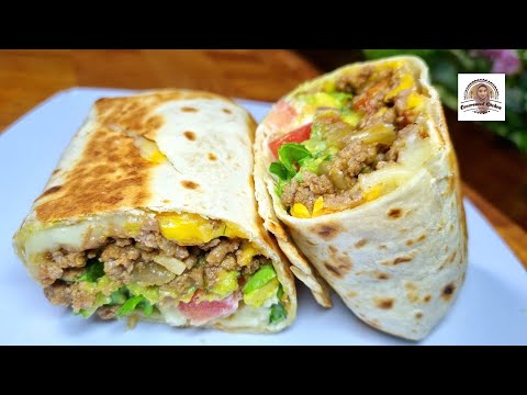 Masakan How to Make Mexican Beef Burrito. Yang Bernutrisi Baik