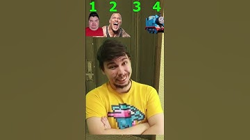 Nickocado Vs The Rock Vs Mr BeAST Vs Thomas The Train Guess Nextbot Gmod