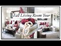 FALL LIVING ROOM TOUR | DECORATE WITH ME FALL | NEW LIGHTING | FALL 2021 COLORS