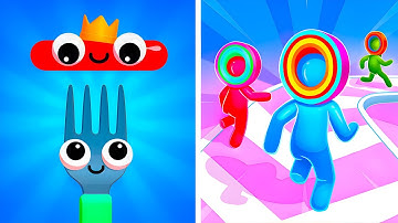 Fork N Sausage VS Layer Man 3D - SpeedRun Gameplay Walkthrough (Android,iOS) NEW UPDATE Ep 492