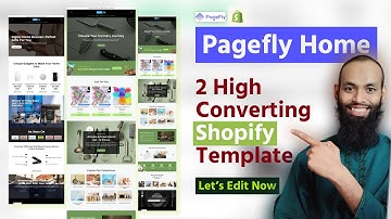 Shopify Pagefly Tutorial || High Converting Shopify Store Home Pages Built by Pagefly Template