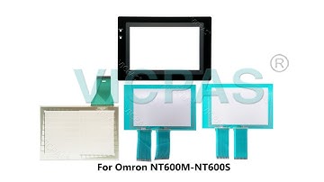 Omron NT612G NT6002 NT600M NT600S touch screen panel repair with front overlay, keypad, lcd display