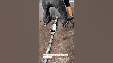 Steel Wire Rope End Cap Tool for Precision Industrial Work