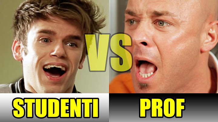 STUDENTI VS PROF - LE DIFFERENZE - iPantellas