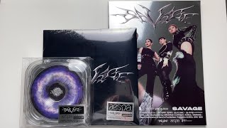 ♡Unboxing aespa 에스파 1st Mini Album Savage 쌔비지 (P.O.S, Synk Dive & Hallucination Quest Ver.)♡