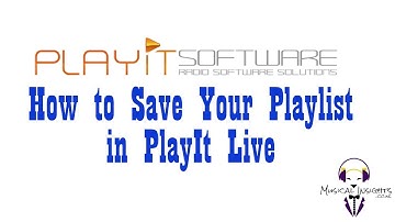 How to Get Your Playlist From PlayIt Live