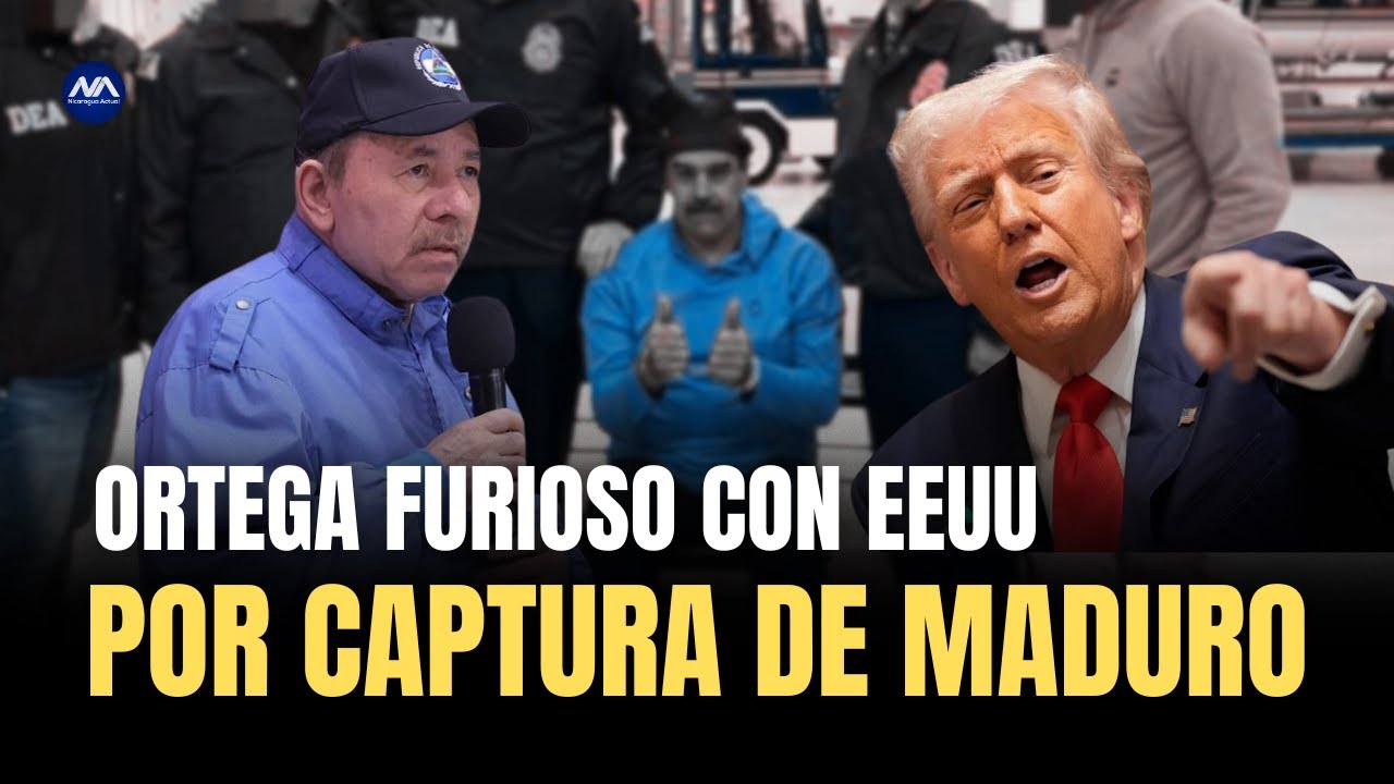 Ortega REAPARECE FURIOSO con EEUU por captura de Maduro y amenaza con defenderse