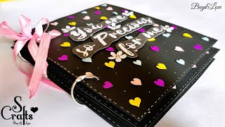 Scrapbook - Precious 💜 | Special anniversary scrapbook ideas | birthday scrapbook ideas | S Crafts