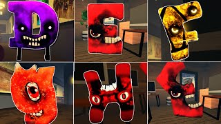 Roblox Alphabet Lore Chapter 2 All Jumpscares | Abc Lore Chapter Two New Jumpscares