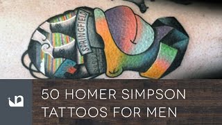 50 Homer Simpson Tattoos For Men