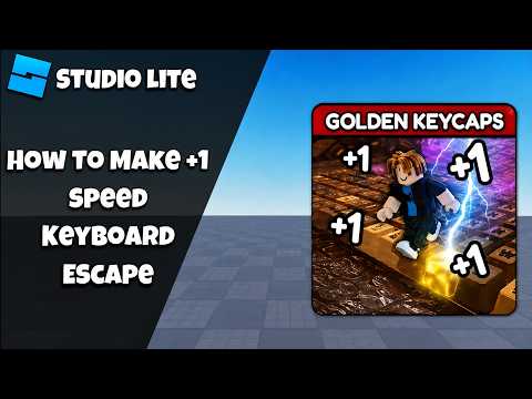 [Admin Panel] +1 Speed Escape | Studio Lite Tutorial