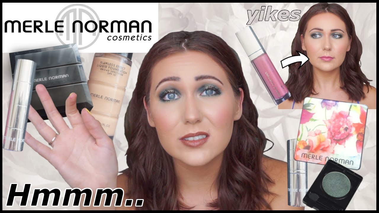I Tried out a BUNCH of MERLE NORMAN Makeup Products! | A Review - YouTube