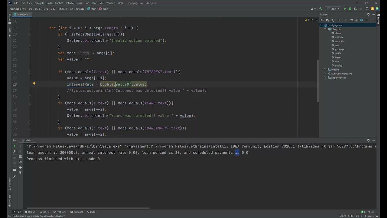 Java Mortgage Calculator 026 MonthlyPayments - YouTube