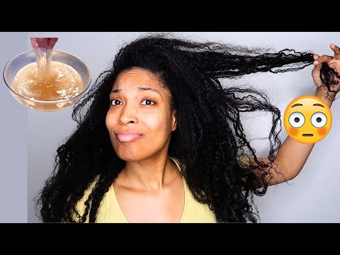 I Left Flaxseed Gel On My Hair For 10 Days...This is The Result