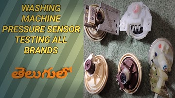 How to check top load washing machine pressure sensor