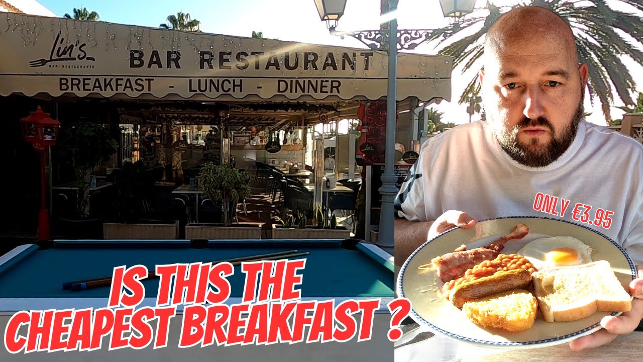 Это САМЫЙ ДЕШЁВЫЙ ПОЛНЫЙ АНГЛИЙСКИЙ ЗАВТРАК в Калета-де-Фусте? - Этот небольшой завтрак стоил ВСЕ...