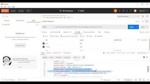 video 4 requests query,header,body,content type