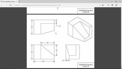 Basics tutorial Solidworks Exercises for Beginners excercise 50
