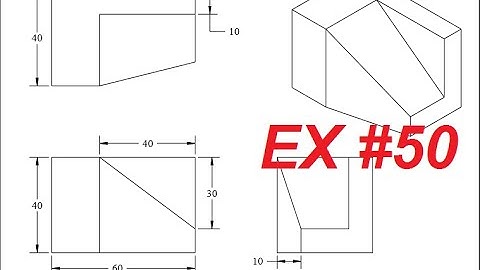 Basics tutorial Solidworks Exercises for Beginners excercise 50
