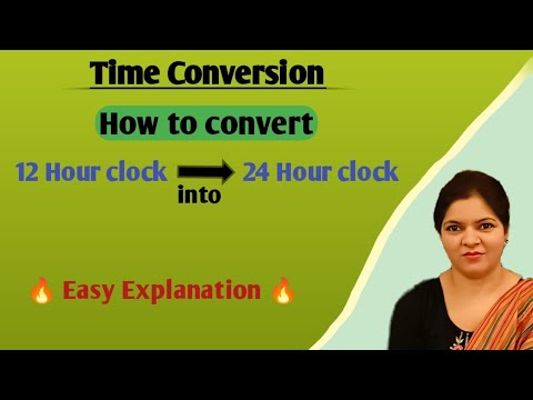 How to convert 12 hour clock into 24 hour clock | Competitive exam ...