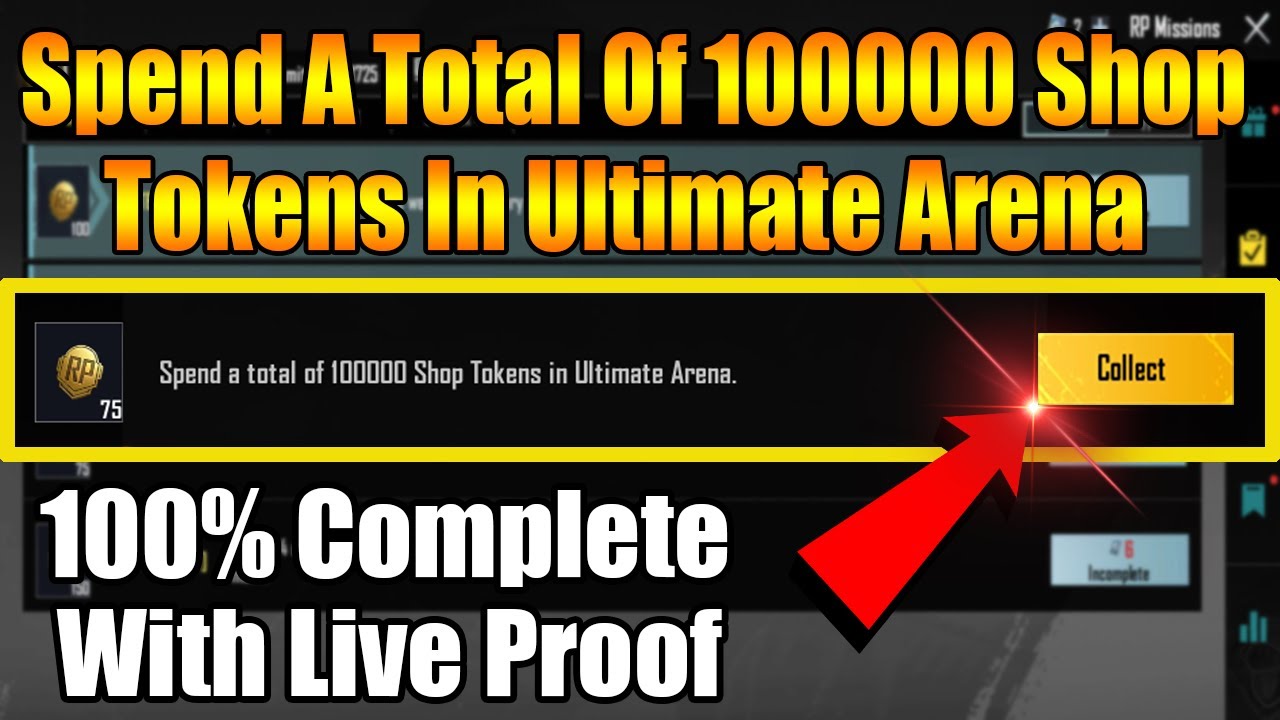 Spend A Total Of 100000 Shop Tokens In Ultimate Arena YouTube