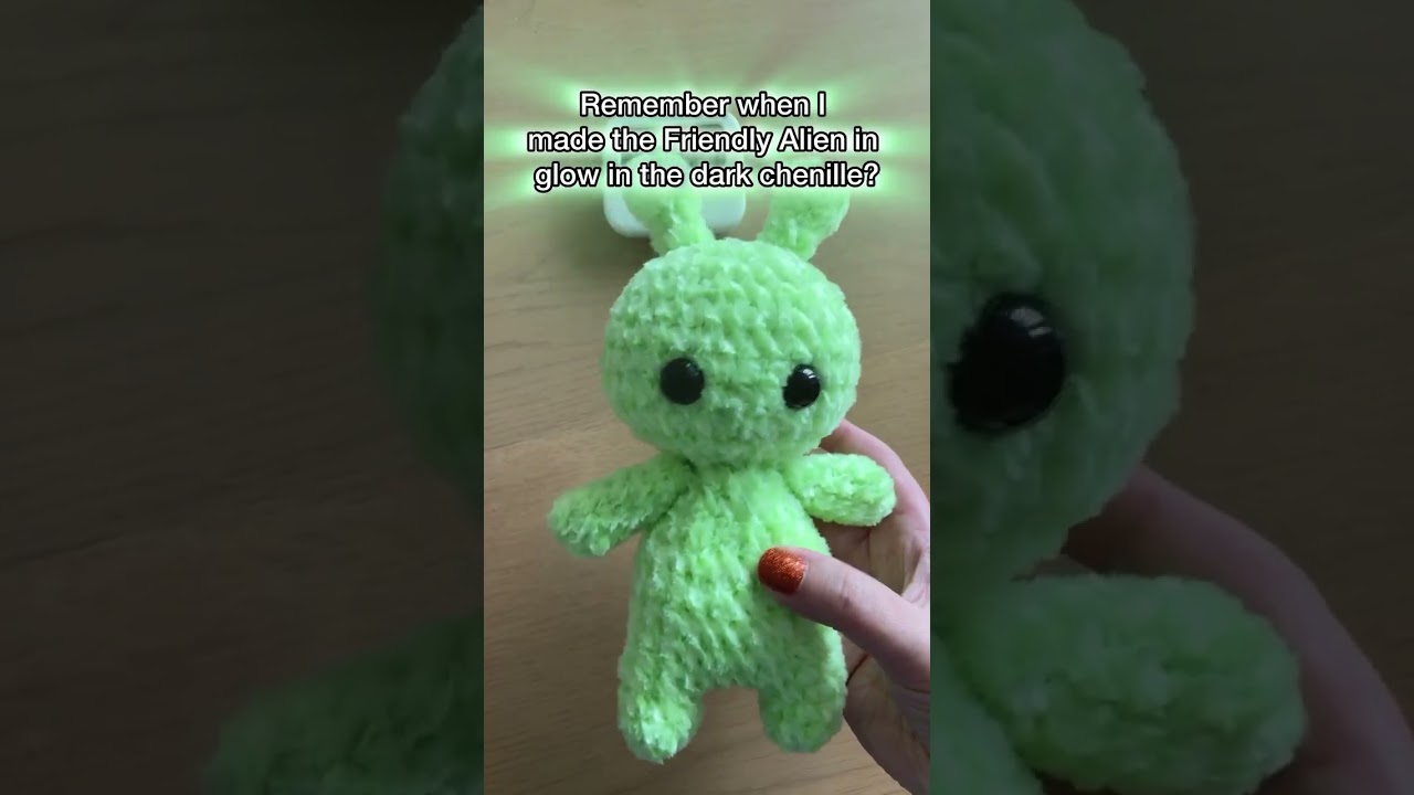 Glow in the Dark Alien Crochet Pattern