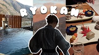 A night in a RYOKAN | Traditional experience in an Onsen Town with a private open air bath