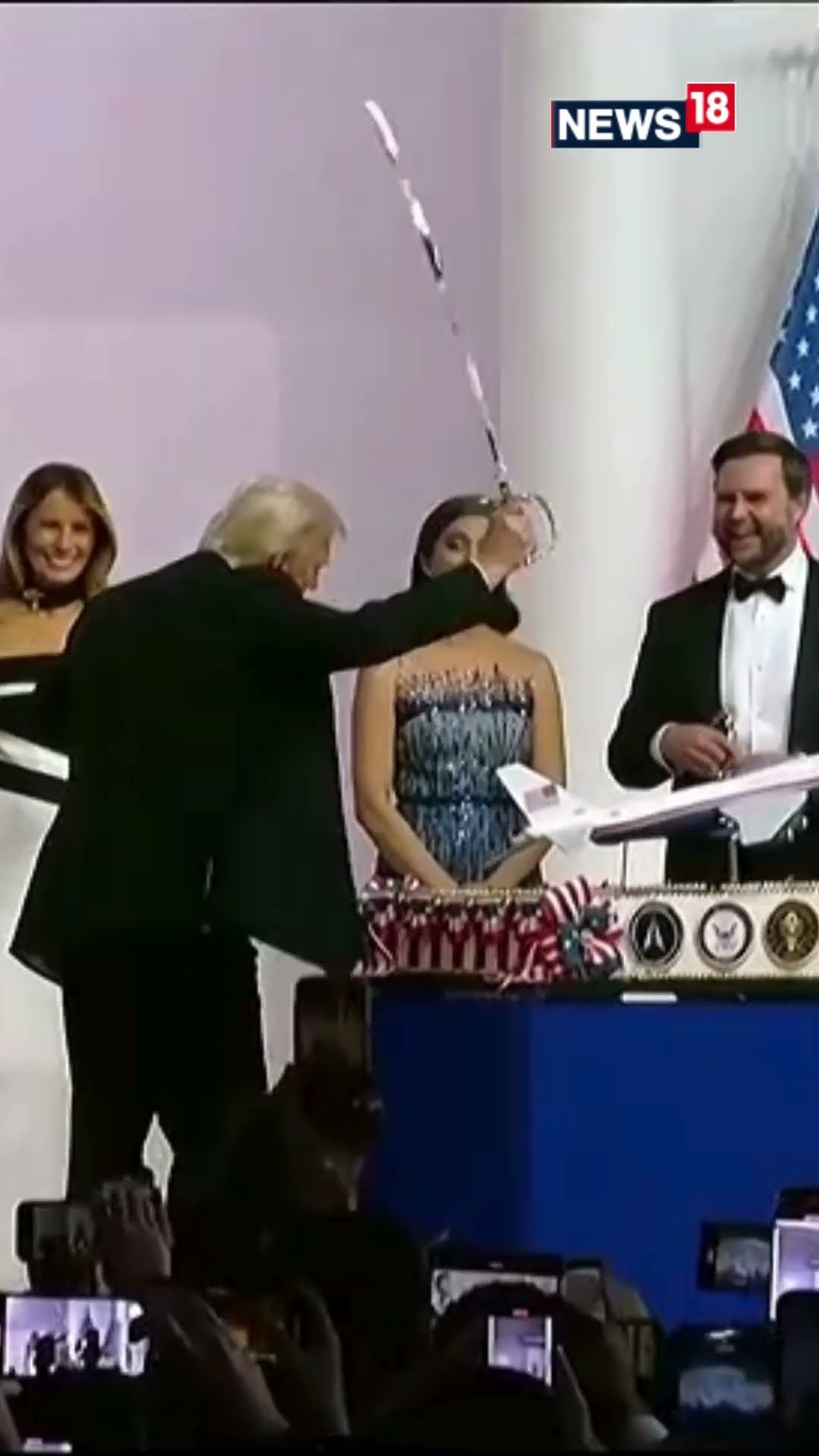 President Trump Takes The Spotlight At The Commander In Chief Chief Ball | Donald Trump | N18S