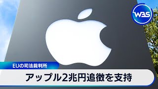 アップル2兆円追徴を支持　EUの司法裁判所【WBS】